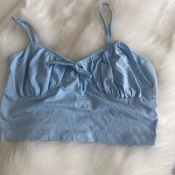 Blue Crop Top - Picture 2 of 4